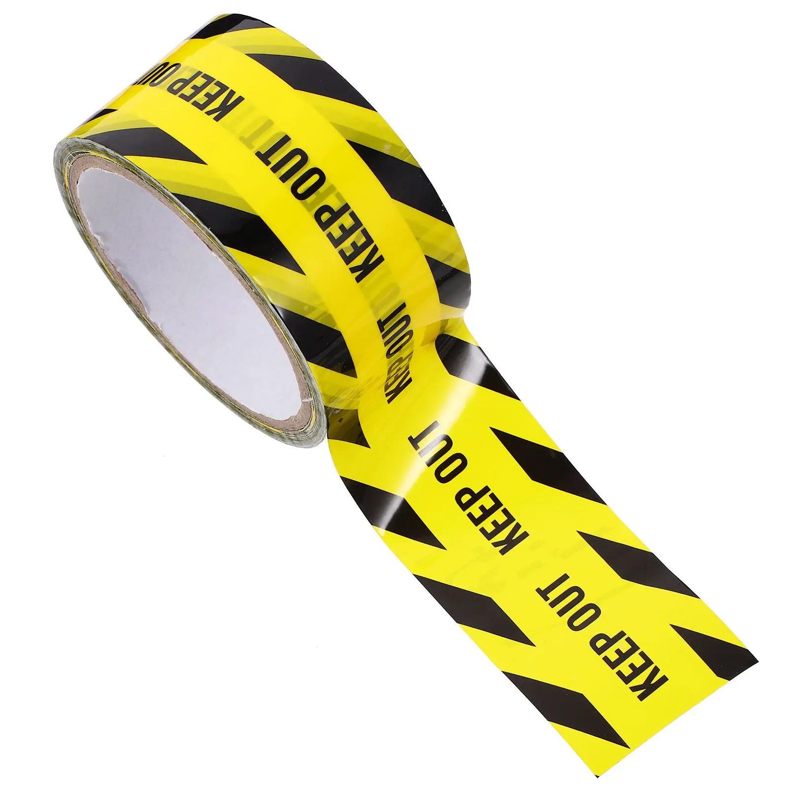 

Black Tape Strong Adhesive Safety Stripes Warning Golden Black Caution Tape for Steps Halloween Durability Weather Resistance