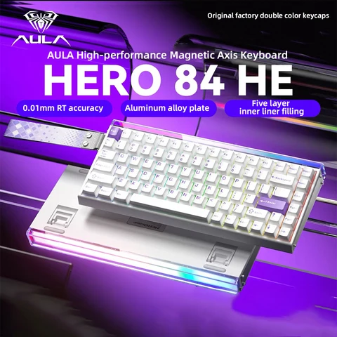 AULA HERO84 8K магнитная механическая клавиатура для игр