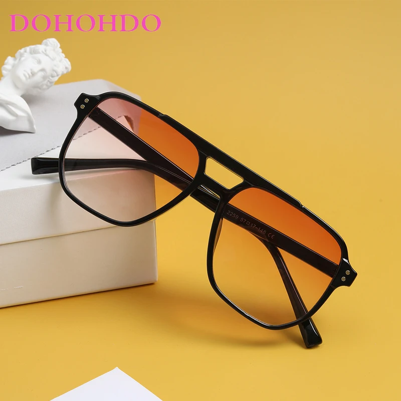 

DOHOHDO Vintage Square Sunglasses For Woman Men Retro Sun Glasses Female 2024 Fashion New Candy Colors Oculos De Sol Feminino