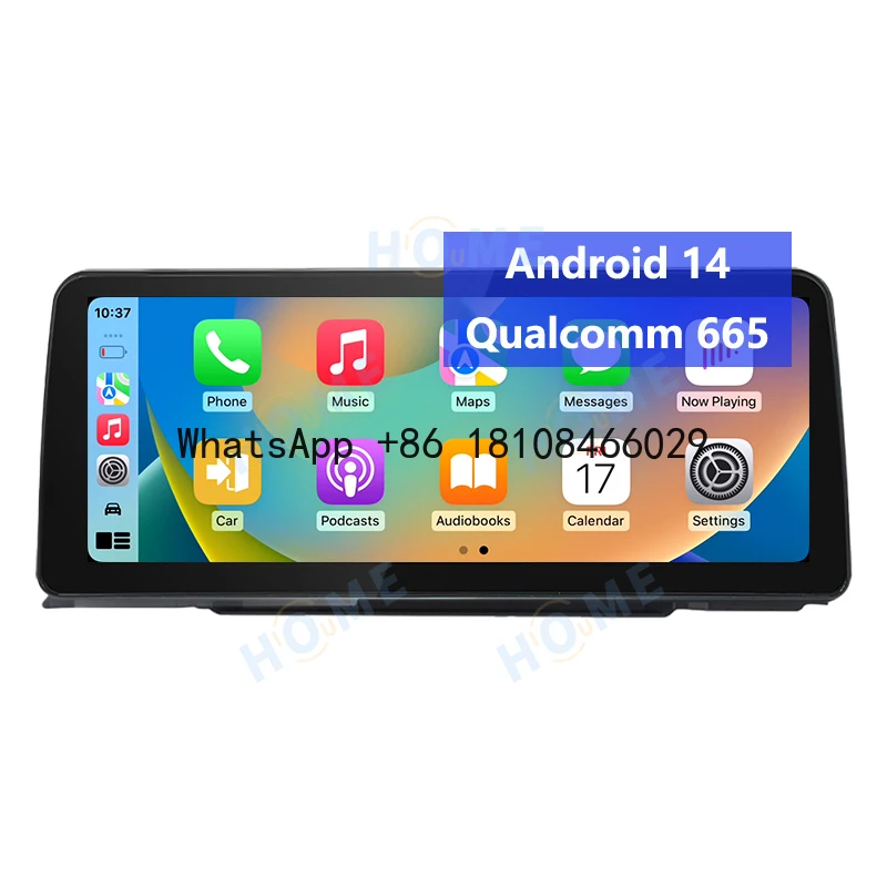 

10.25/12.5 Inch Android 14 Qualcomm 665 Car Multimedia Video Player DSP for BMW 3/4 Series NBT 2013-2018 LHD/RHD Carplay Auto