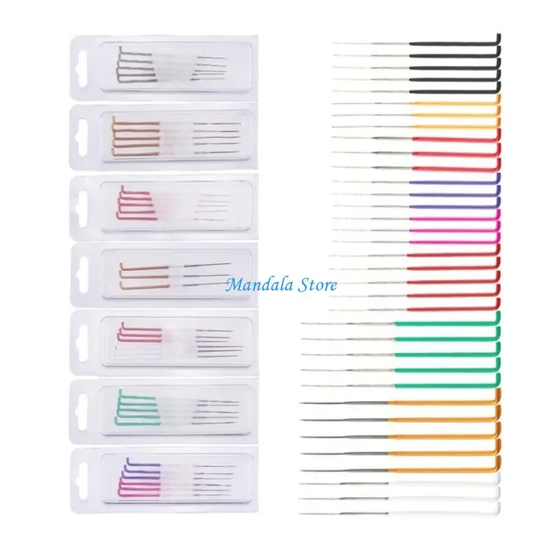 

U2JC 35Pcs Felting Needle, Felting Needle 3 Sizes Felting Needle, Wool Felt Needle