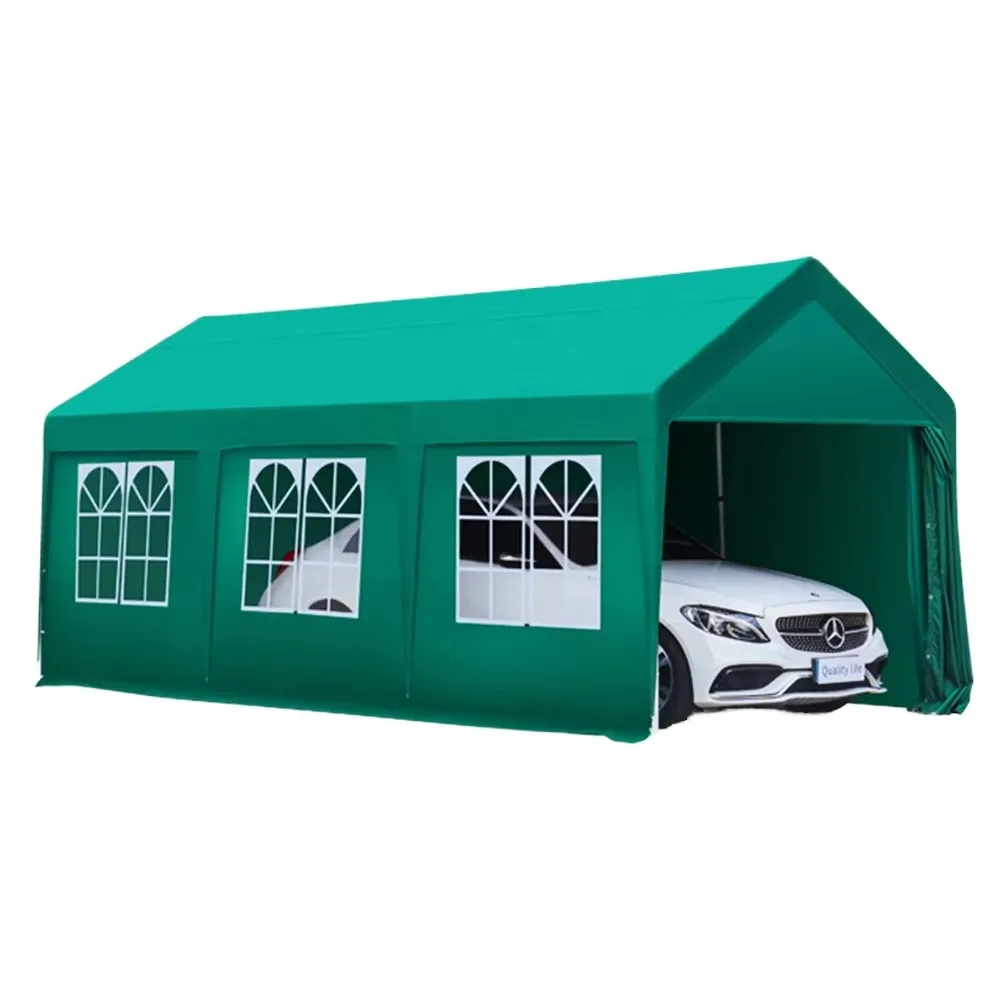Heavy Duty Simple Outdoor Tent Folding Cloth Stall Four-corner Canopy Translucent Roman Window Art Cloth for Large Events