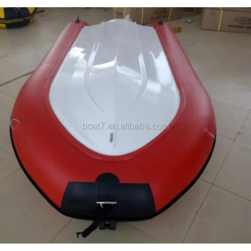 Inflatable Rigid Boat 4.2m Inflatable Fishing Boat Pvc Inflatable Rigid Boat