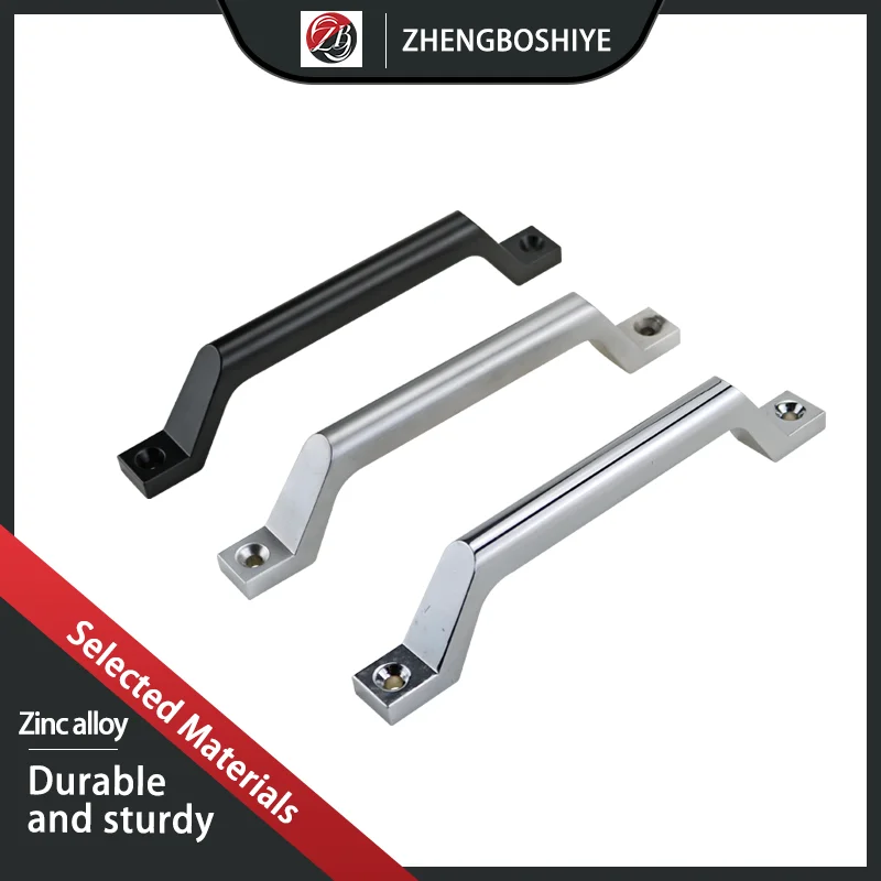 

Zinc Alloy Large Industrial Equipment Handle Heavy-Duty Mechanical Equipment Load-Bearing Capacity Door Handle