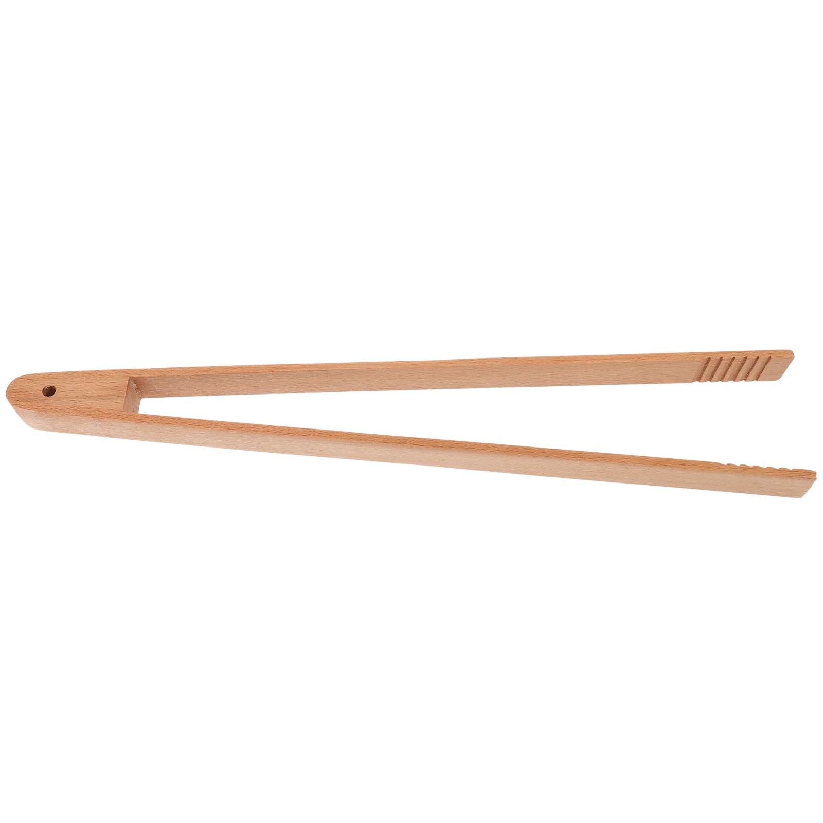 Wooden Food Clips Bread Grill Holder Silicone Kitchen Accessories Long Toaster Serving Tongs for Cooking Toast Bread