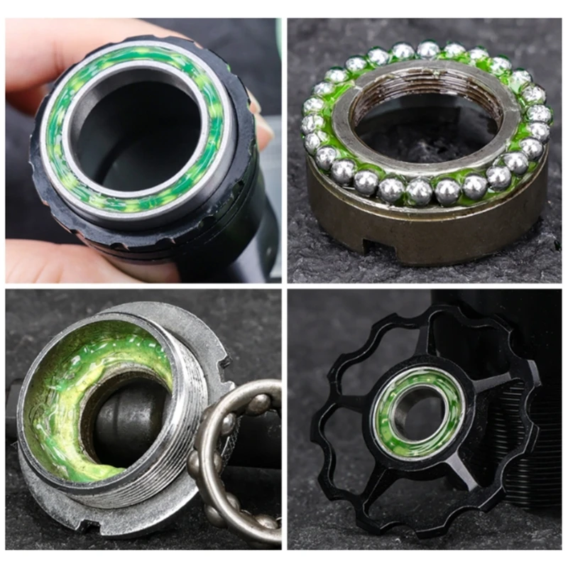 Bicycles Grease Road Bike Pedal Bowl Set Hub Grease Repair Tool Green Applesause Bearing Grease Maintenance Lubricants