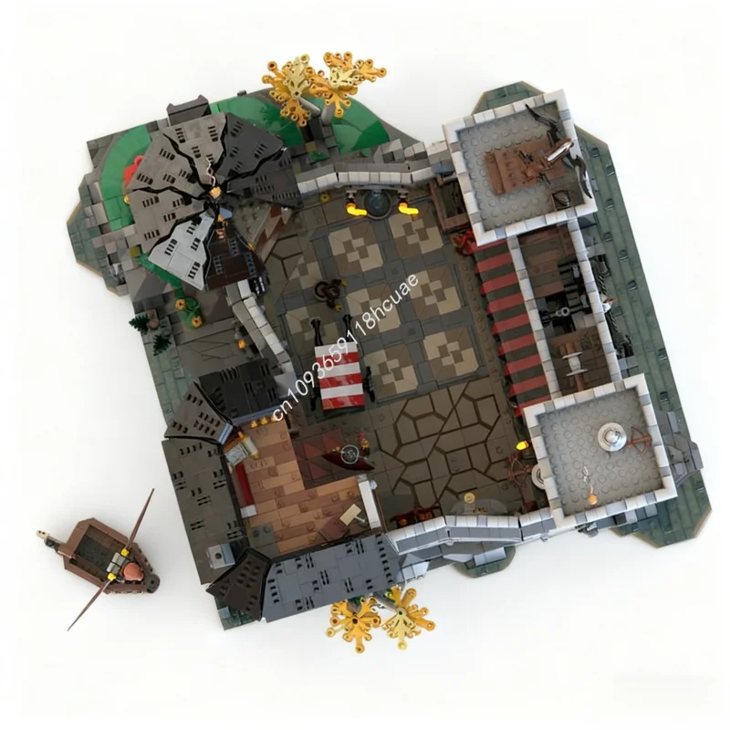 7325 stücke MOC Griffin Ritter Schloss Modell Bausteine Kinder Geburtstag Architektur spielzeug DIY Montieren handwerk Weihnachten geschenke