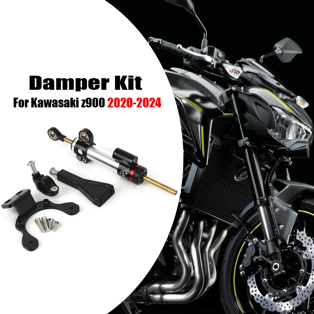 

New Motorcycle CNC Steering Damper Stabilize Dampers Bracket Mounting Kit For KAWASAKI Z 900 z900 Z900 2020 2021 2022 2023 2024