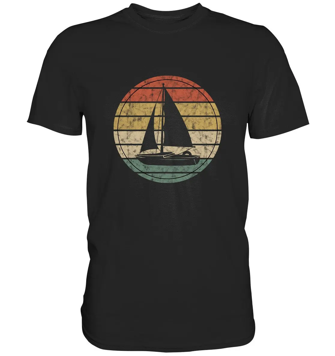 Sailing Sailboard Catamaran Retro Vintage T Shirt