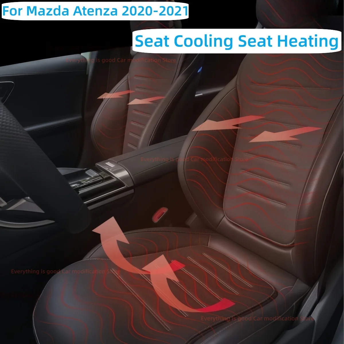 Car Modding Parts For Mazda Atenza 2020-2021 Seat Cooling Seat Heating Seat ventilation Vehicle-mounted fan Car interior items