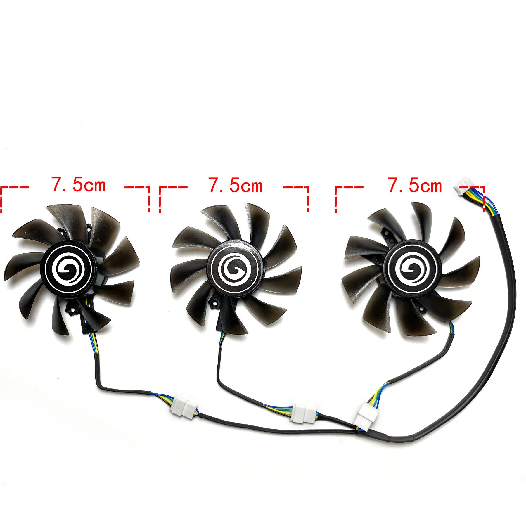 New For GALAX GeForce GTX960 750ti HOF OC Graphics Card Replacement Fan GA82S2U