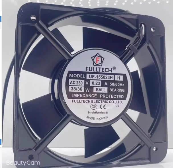 FULLTECH UF-155023H H AC 230V 0.23A 150x150x50mm 2-Wire Server Cooling Fan