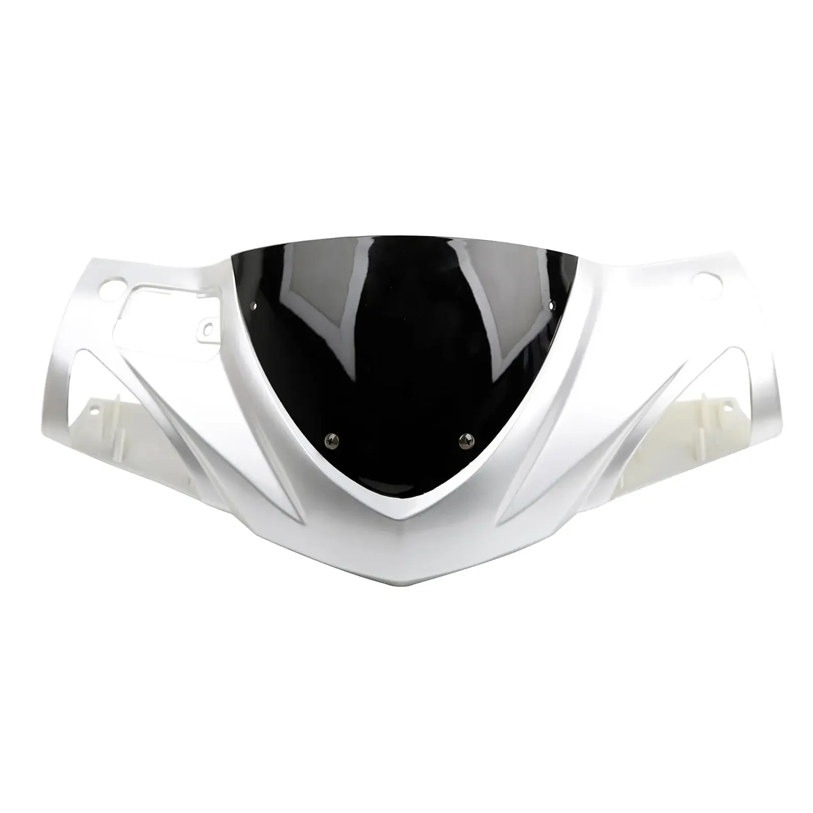 

Motorcycle Headlight Cover Fit for Chinese GY6 Motorcycle Scooter Mopeds Jonway 125cc 4TH Generation ,ABS Material,Silver