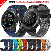 Silicone Band For Zeblaze Vibe 7 Pro Strap Smart Watch Wristband Bracelet For Zeblaze Stratos2 Stratos 3 Watchband Accessories