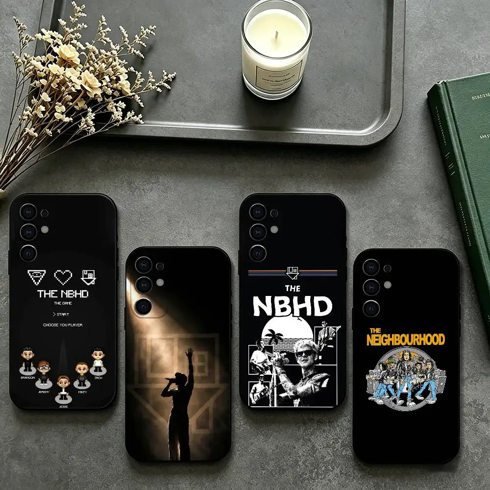 The N-Neighbourhood Band NBHD phone Case For Samsung S26,25,24,21,22,23,30,20,Ultra,Plus,Fe,Lite Black Soft Cover