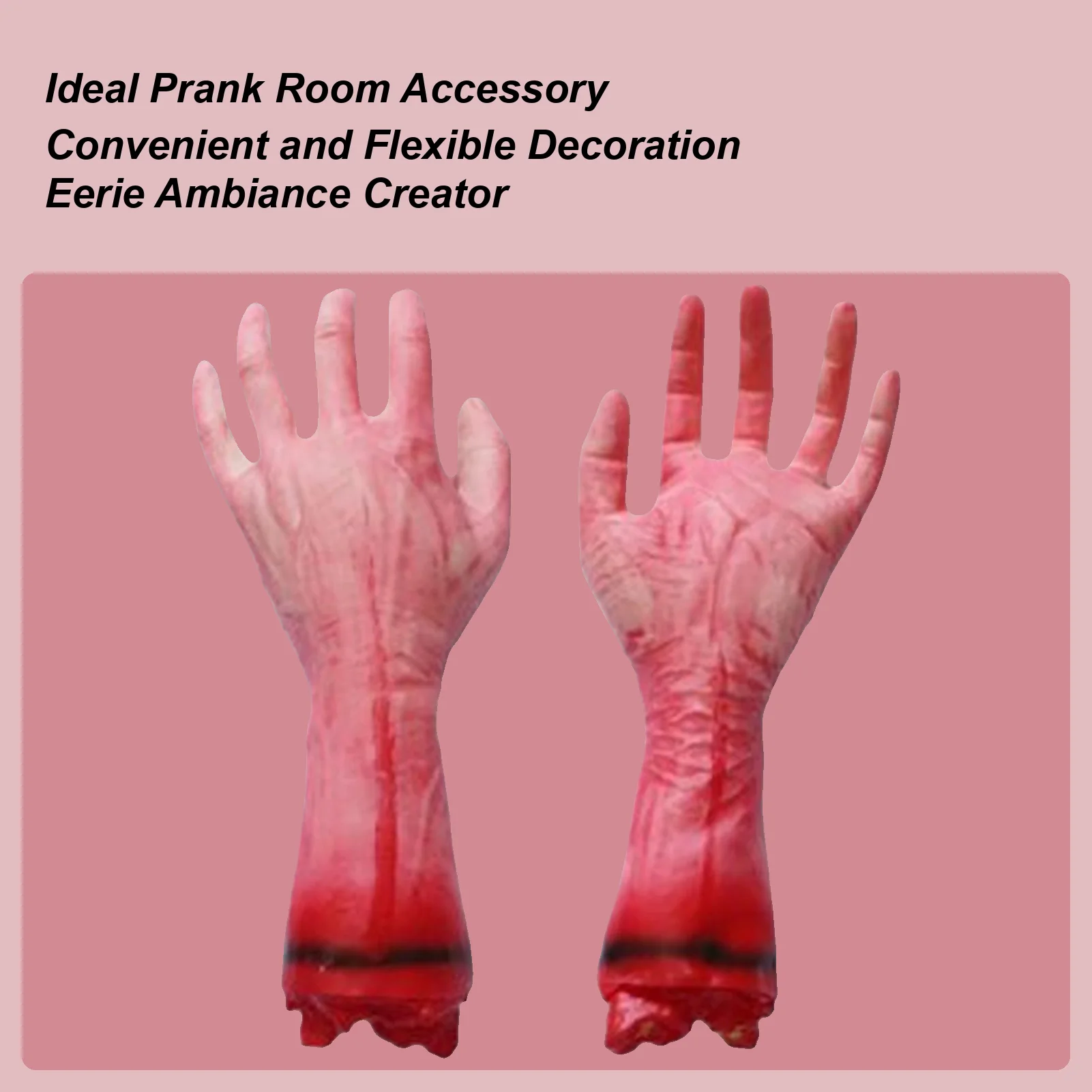 

Halloween Fake Hands Halloween Severed Hand Prop Realistic Props Decorative Party Supplies for Festival Indoor Outdoor Haunted