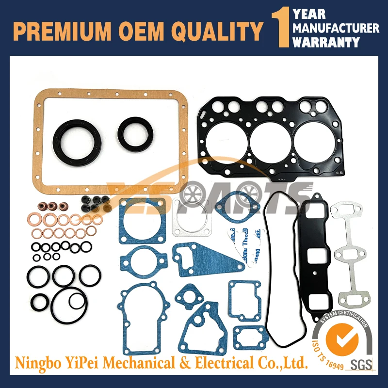 

3TNE74 Full Head Gasket Set Kit Fit For Yanmar