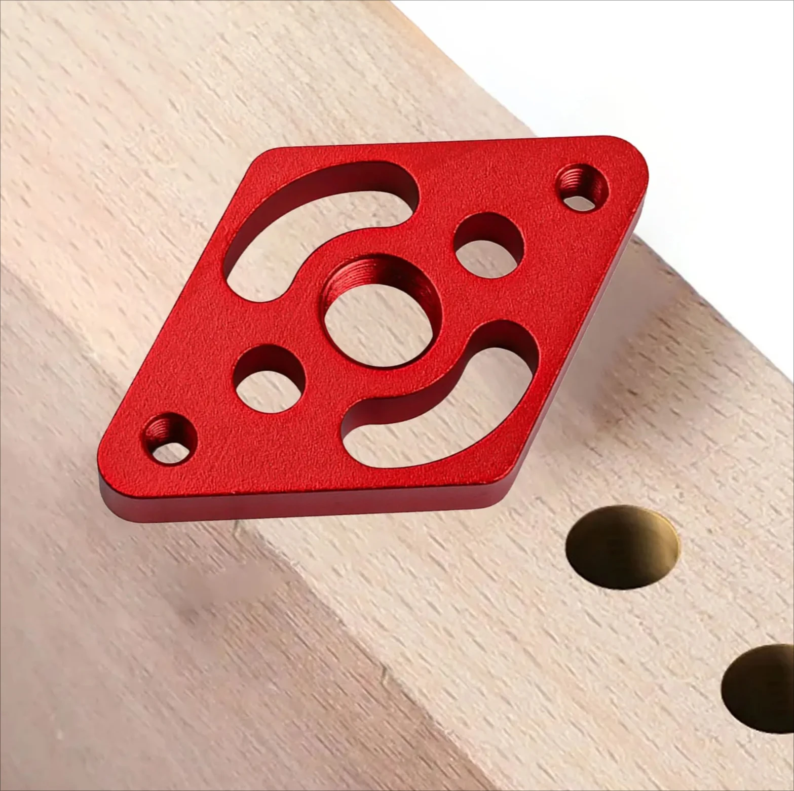Aluminum Alloy Dowel Jig Tool Kit, Rustproof & Wear-Resistant, for Quick Cleaning and Accurate Drilling in Woodworking Projects