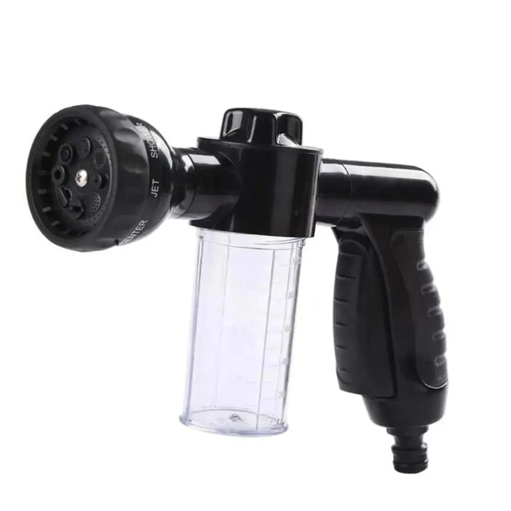 Dispensador de jabón ajustable a presión, suministros de jardín para ducha de mascotas, rociador de espuma para plantas y mascotas, boquilla de manguera de jardín, rociador de coche