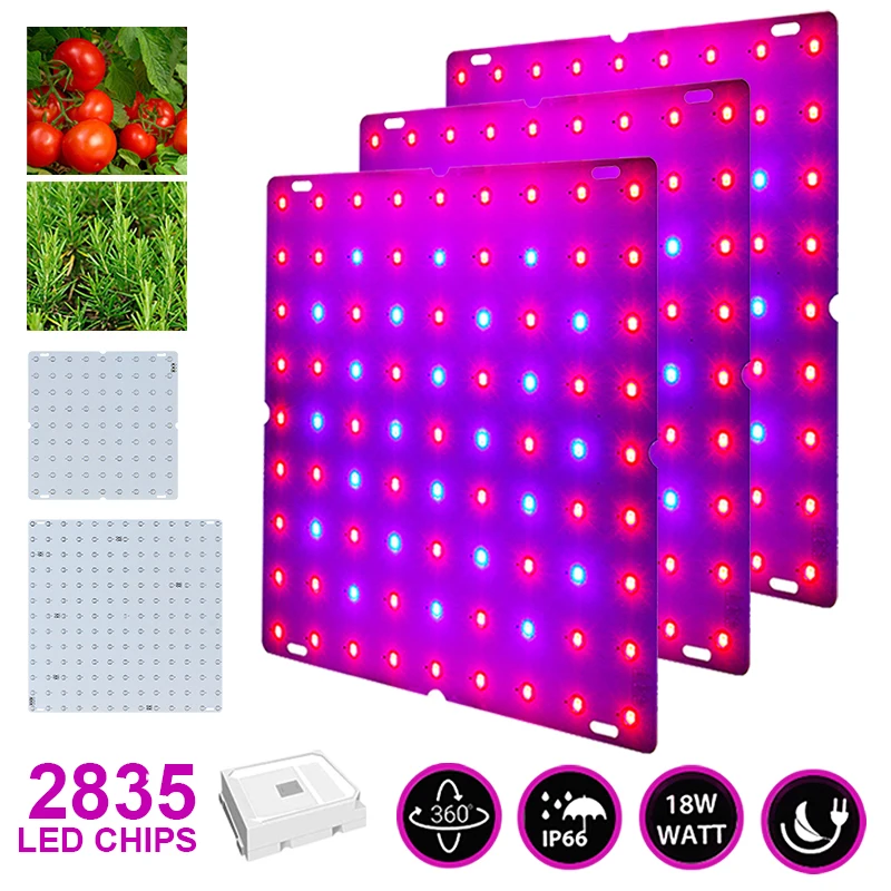 Growth lighting hydroponic plant light 265V plant light Full spectrum 2835 lamp beads quantum board LED plant light SMD