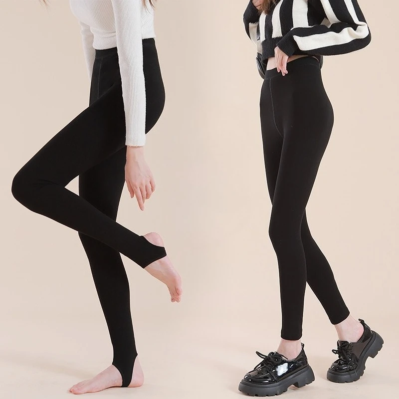 Leggings chauds et confortables en polaire, doux pour la peau, amincissant et moulant, peut être porté à l'intérieur et à l'extérieur, nouvelle collection automne hiver