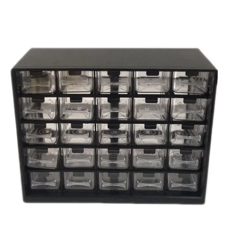 Detachable transparent parts box tool storage cabinet drawer type electronic component storage box hardware classification box