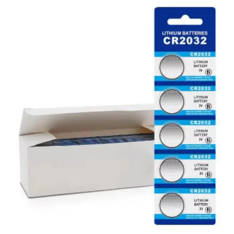 5pcs CR2032 CR 2032 แบตเตอรี่ปุ่ม 3V แบตเตอรี่ลิเธียมสําหรับนาฬิกาของเล่นเครื่องคิดเลขรถรีโมทคอนโทรลปุ่มเหรียญ 2025