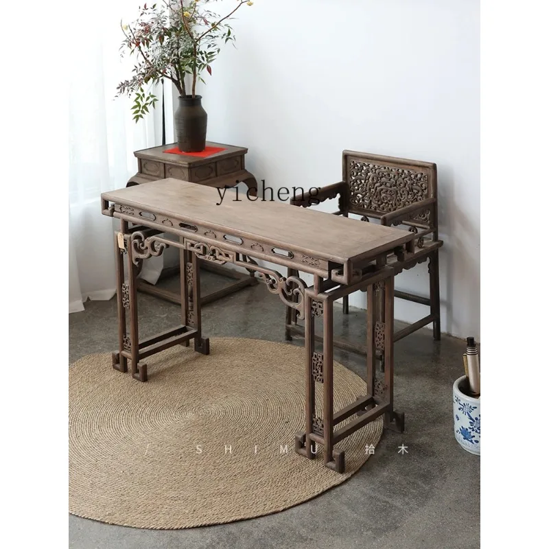 CZ-27  Piano Table Chair Piano Desk Calligraphy Table Small Painting Desk Writing Desk Solid Wood Antique Style