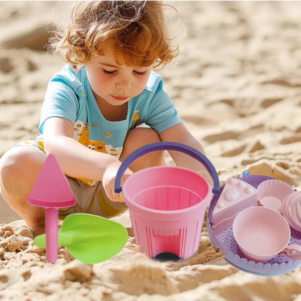 

Children Beach Toys Sand Wheat Straw Material Environmental Toys Tools Nordic Ice Digging Cream Toy Sand Sand-digging E0u0
