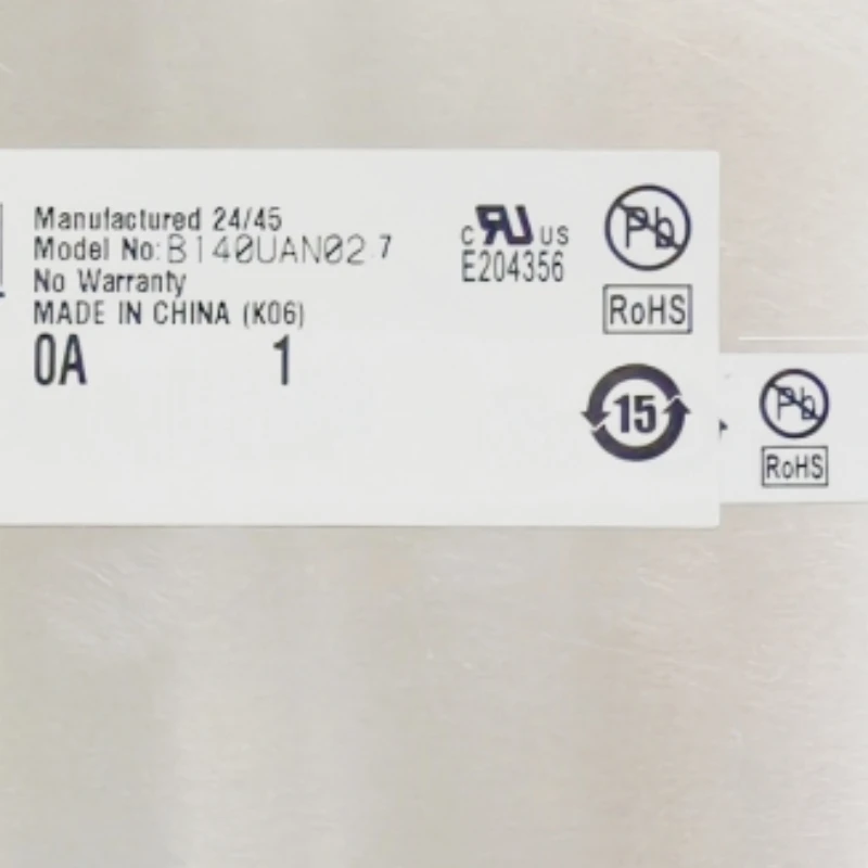 

B140UAN02.7 Display Matrix Replacement Panel Laptop LCD Screen 14.0 inch 1920x1200