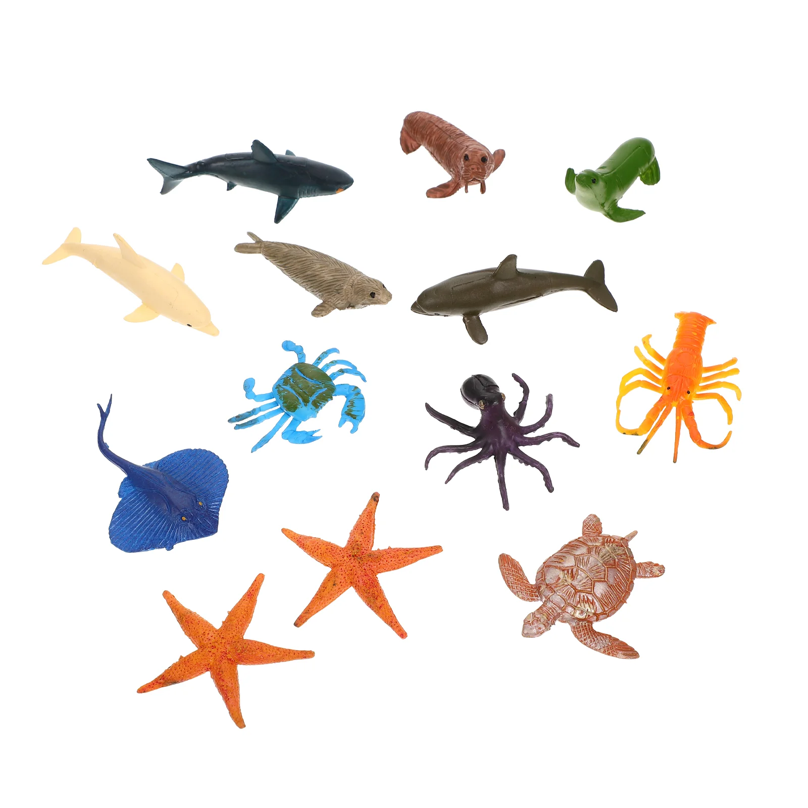 Marine Life Model Educational Plaything Ocean Animals Simulated Sea Props Toys Plastic Children’s Crab for Kids