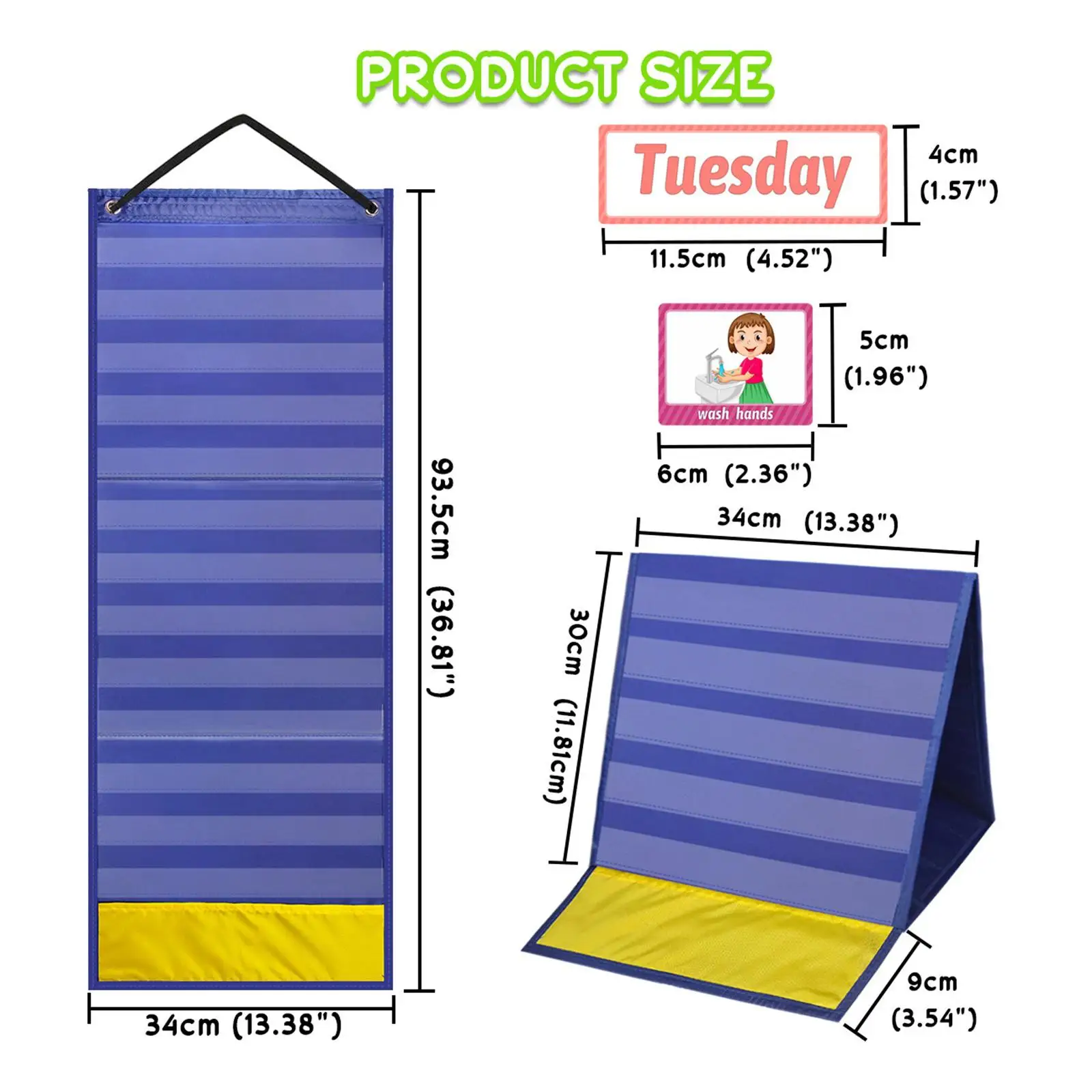 Visual Behavioral Routine Tool,Kids Visual Schedule Chart Calendar Portable with Magnets Learning Materials for Home Behavior