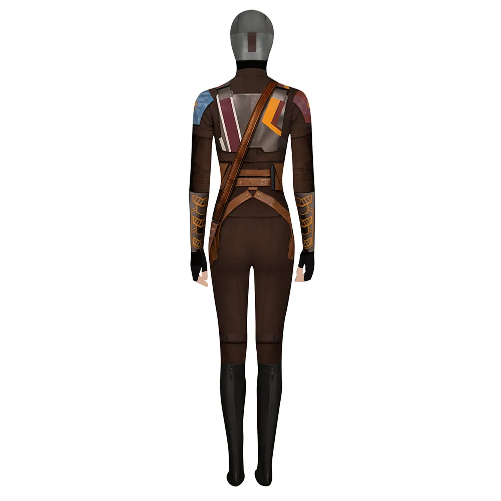 Sabine Wren Cosplay Fantasia Costume Hoodie  Adult Women Bodysuit Top Pants Belt Outfits Female Halloween Carnival Suit Disguise view 5