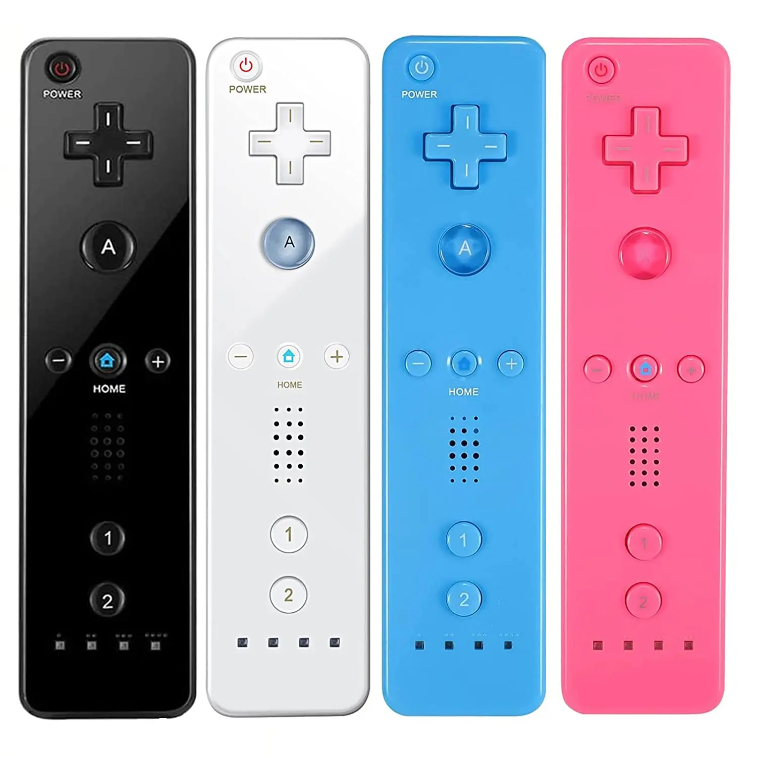 

Controller Replacement For Nintendo Wii/Wii U Joystick 2 in 1 Wireless Remote Gamepad Built in 3-Axis Motion Plus with Case