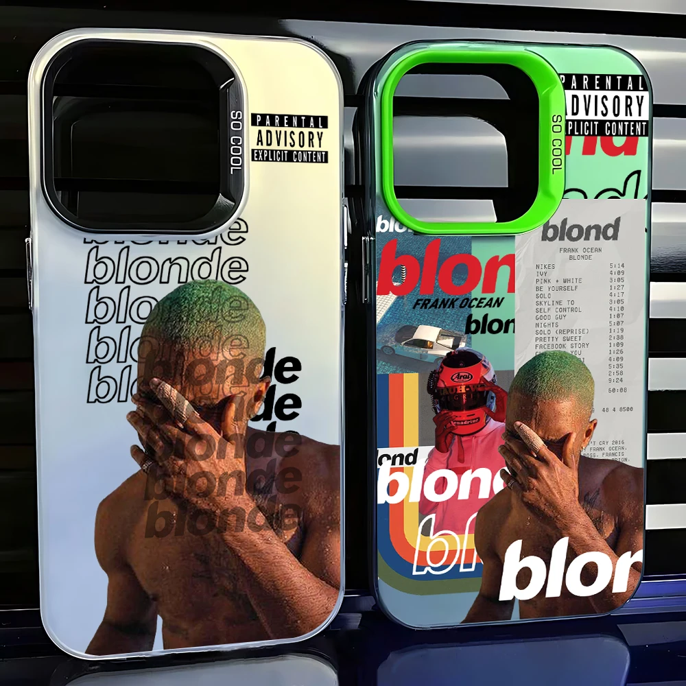 Singer Frank Blonde Oceans Hot Phone Case For iPhone 16 15 14 13 12 11 Pro Max X XR 8 7 Plus Candy Matte Shockproof Back Cover