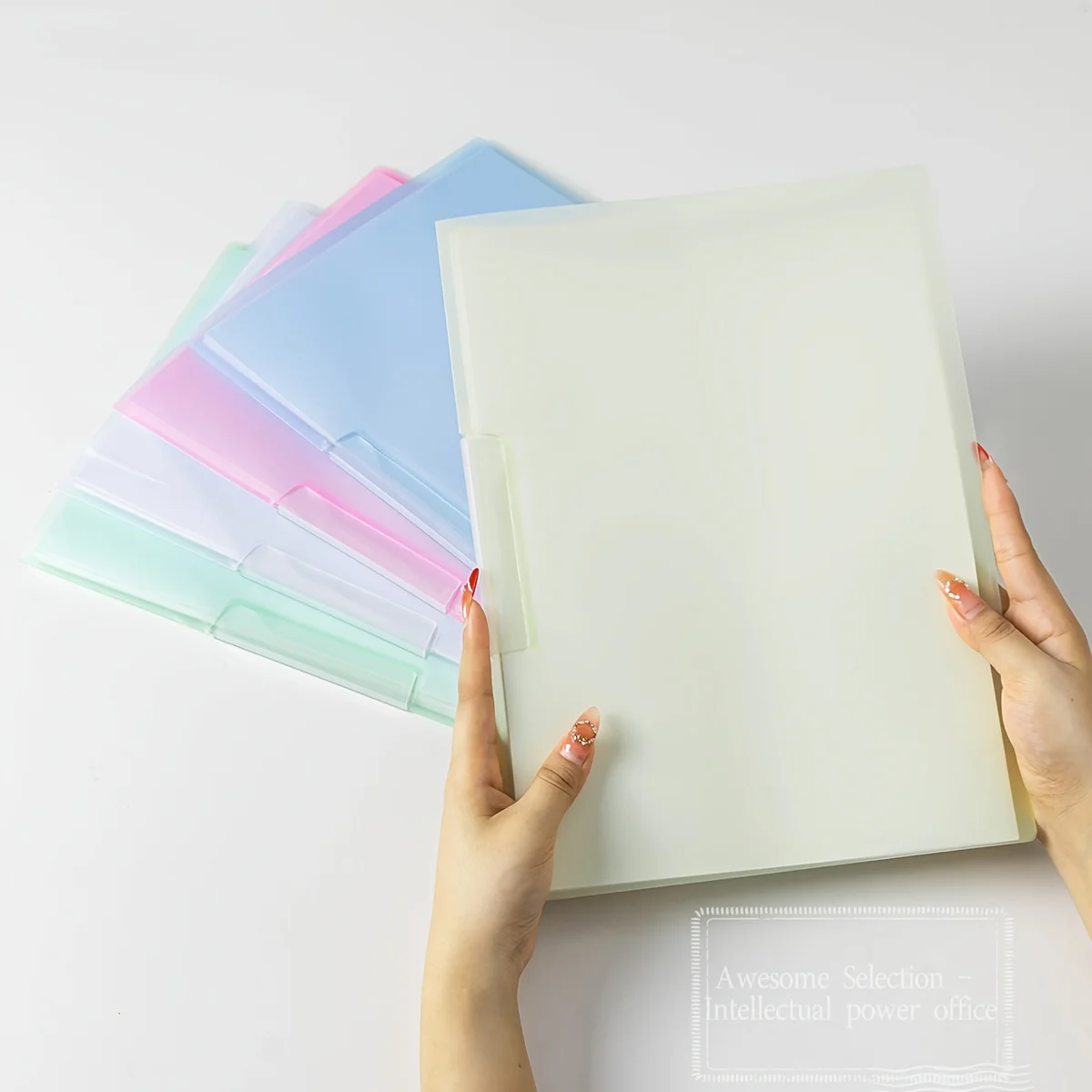 5 قطع من مجلدات الملفات الدوارة مقاس A4 مع إدراجات شفافة، منظم الموثق الدائري للمستندات واللوازم المكتبية #3