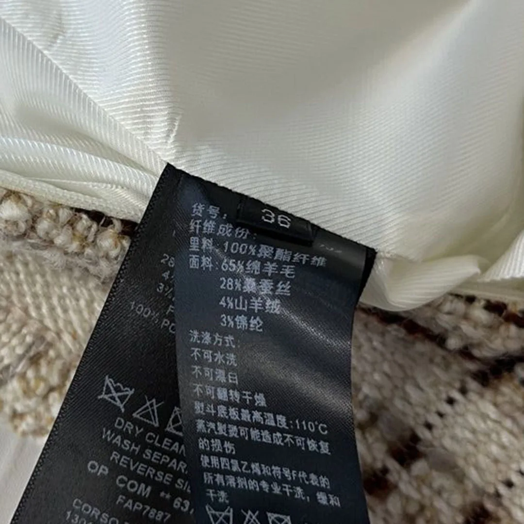 Nuovo autunno inverno vintage plaid lana tessuto di seta tweed gonne longuette donna a vita alta a pieghe moda chic gonna