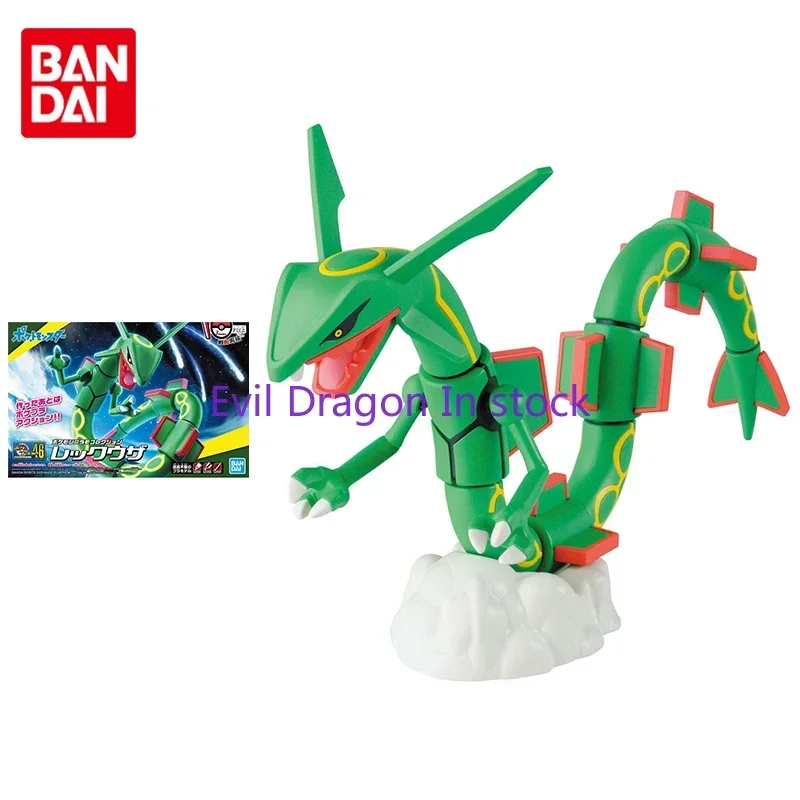 

Bandai оригинальная аниме-фигурка Покемон Rayquaza, экшн-фигурка, игрушки для детей, подарок, Коллекционная модель, украшения, куклы