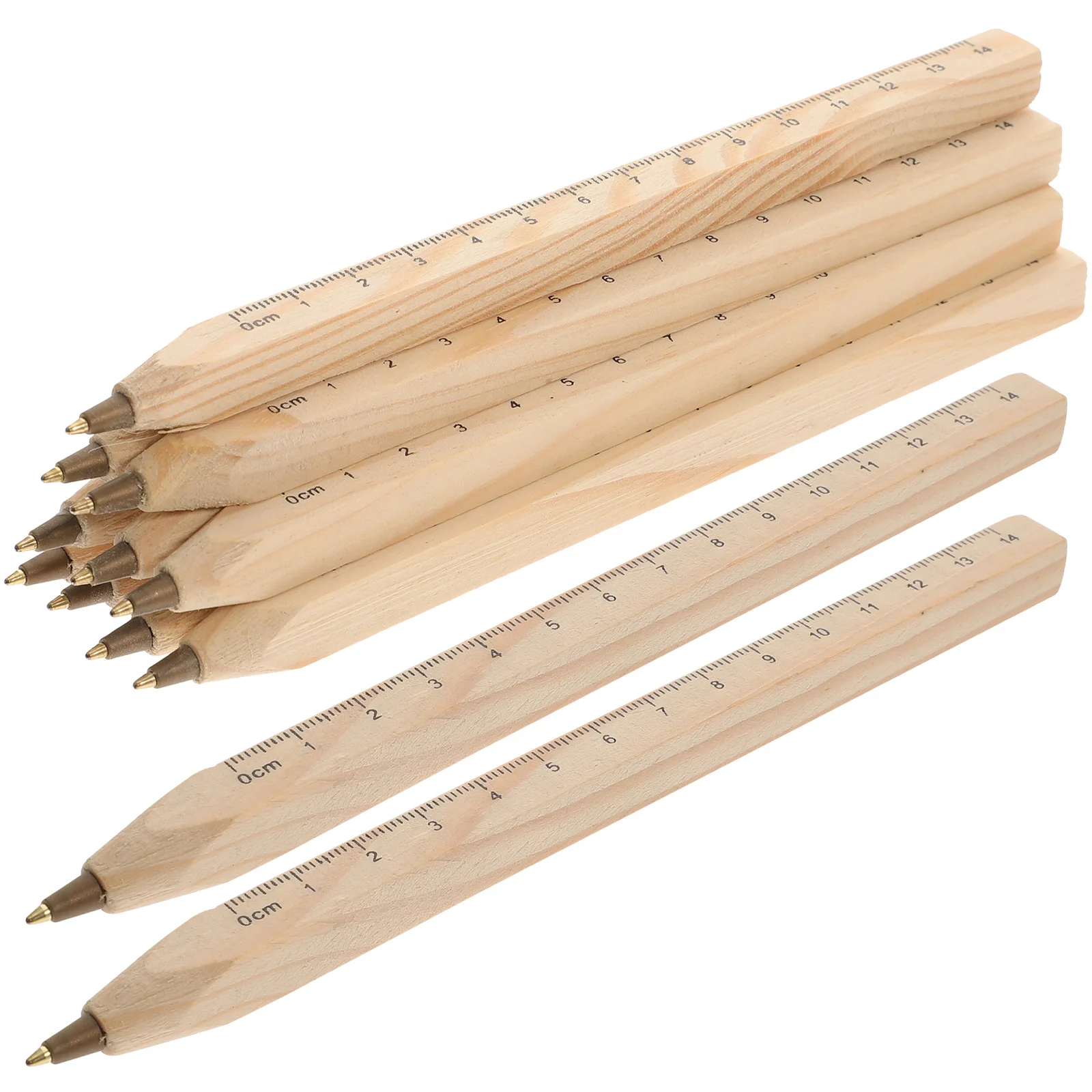 

12 шт. деревянные шариковые ручки квадратной формы, линейка, маркеры для рисования, маркировка, деревянные ручки, деревянная ручка