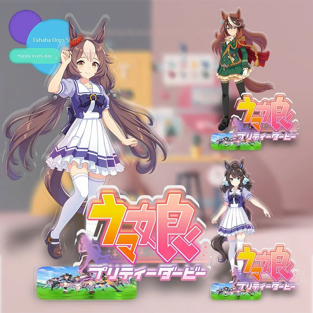 

Agnes Digital Hosoe Junko Acrylic Stand Ornaments Cosplay Pretty Derby Anime Figure Cartoon Model Christmas Gifts Girls