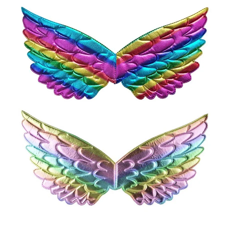 요정 천사 무지개 날개 어린이 선물, 소년 생일 파티 코스튬 축제 공연 장식, 코스프레 소품 용품