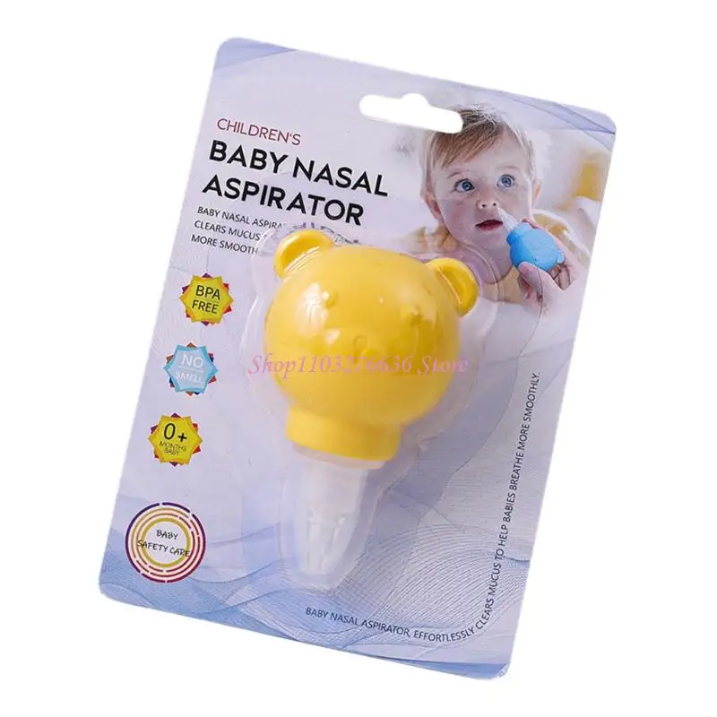 

R6FD Infant Nose Suction Device Safe TPE Construction Ergonomic Designs Device for Easy Operation & Thorough Nasal Cleaning