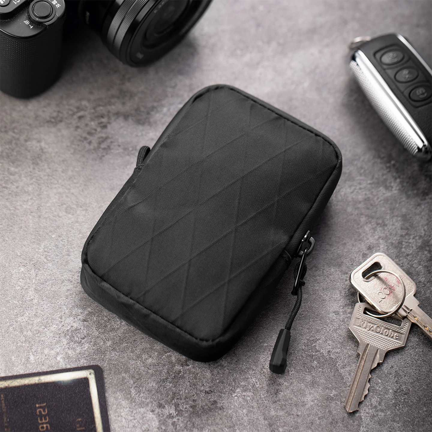 Multifunktionale Taktische Kopfhörer-Tasche Münzbeutel Kleine Tasche Outdoor Leichtgewicht EDC-Beutel Tragbarer Kartenhalter