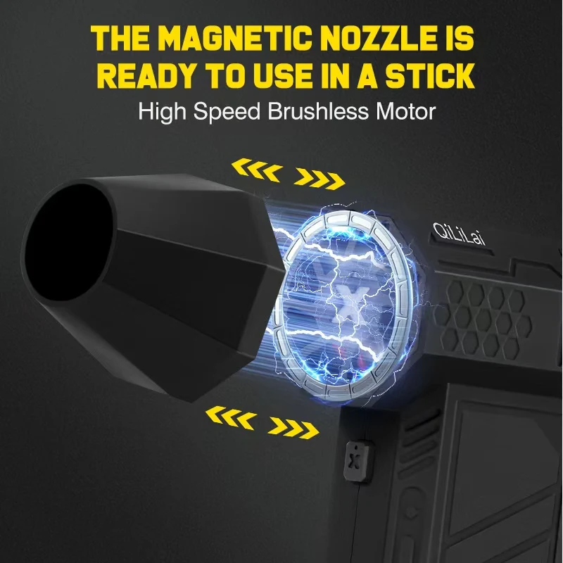 Handheld Mini Turbo Jet-ventilator, 180000 RPM Krachtige luchtblazer Persluchtstofdoek voor autodroger / pc / thuis