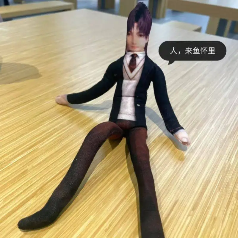 28cm Love And Deep Space Rafayel Xavier Zayne Sylus Full-Body Doll With Frame And Movable Long Strip Game Peripherals Fans Gift