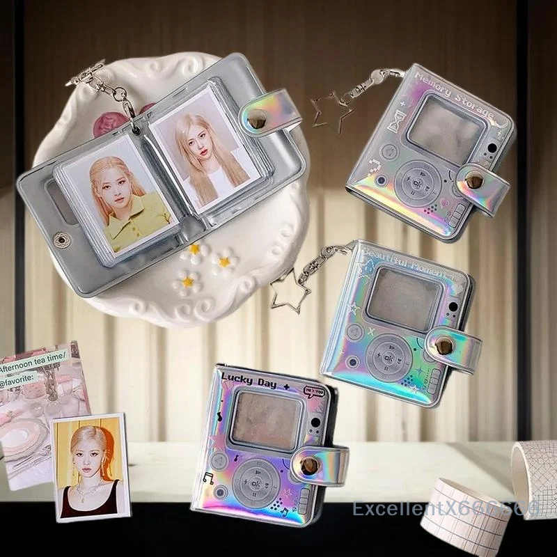 Photo Album Laser Miniature Truck Card Collector 3 Inches with Vibrant Color & Key Pendant