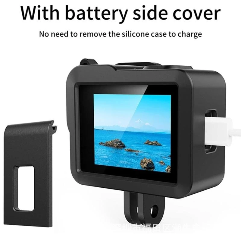 

462B Camera Accessory Bundle Silicone Sleeve and High Transparencys Glass Protectors for Camera