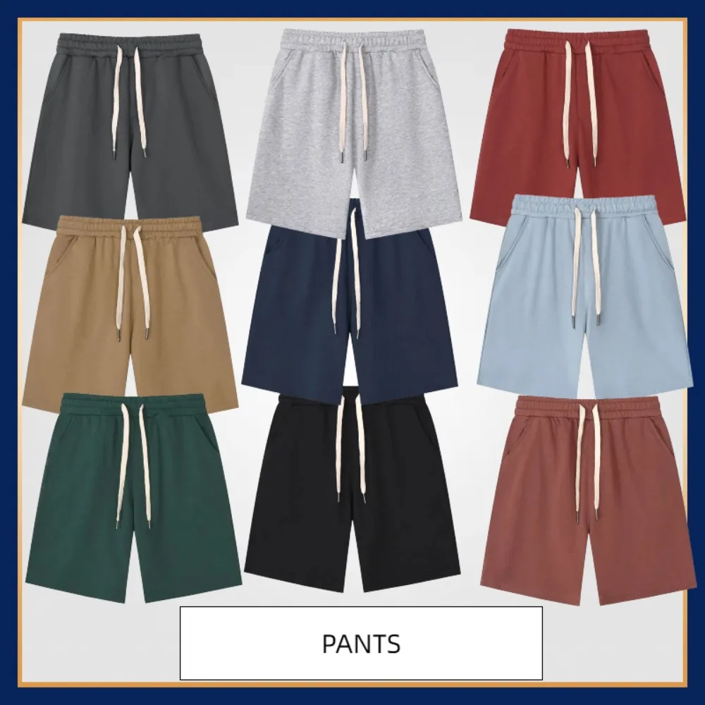 

2025 Men's Summer Trendy Macaron Color Shorts - Basketball & Gym 5-Point Shorts