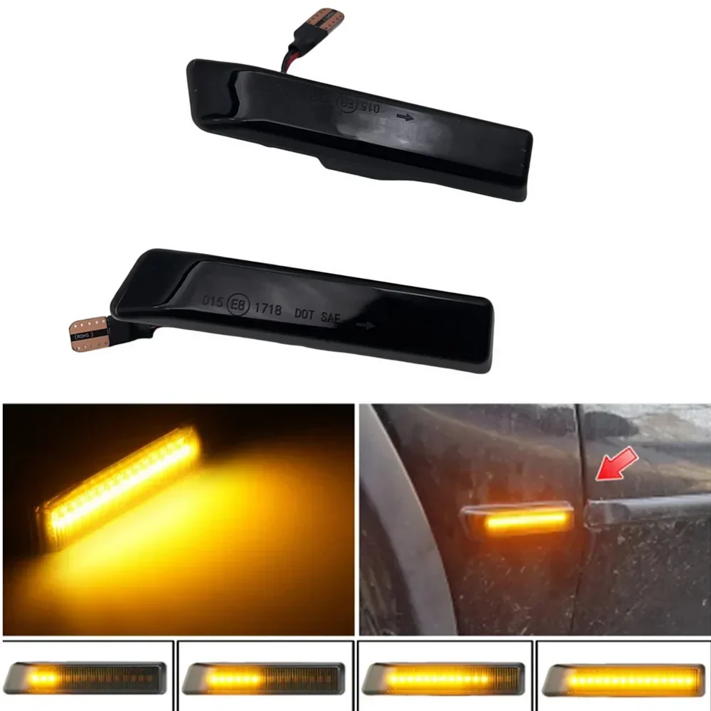 LED Dynamic Side Marker Turn Signal Light Sequential Blinker For BMW 3 Series E36 Facelift model /M3 Facelift model X5 E53