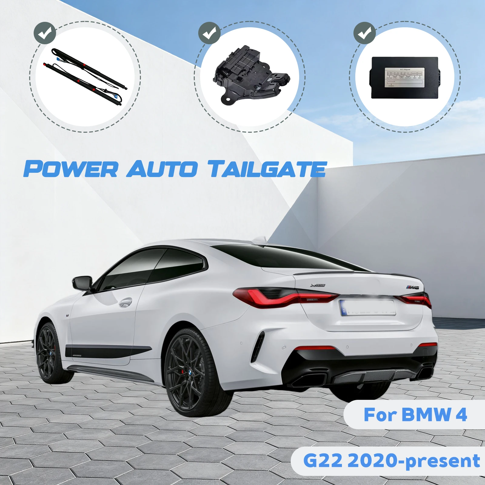 For BMW 4 Series 2-door coupé G22 2020-present Car Automatic Lifting kit Opening Trunk Intelligent Electric Lift Tailgate